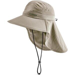 Sun Defender Cooling Neck Guard, Wide Brim Hats for Women and Men